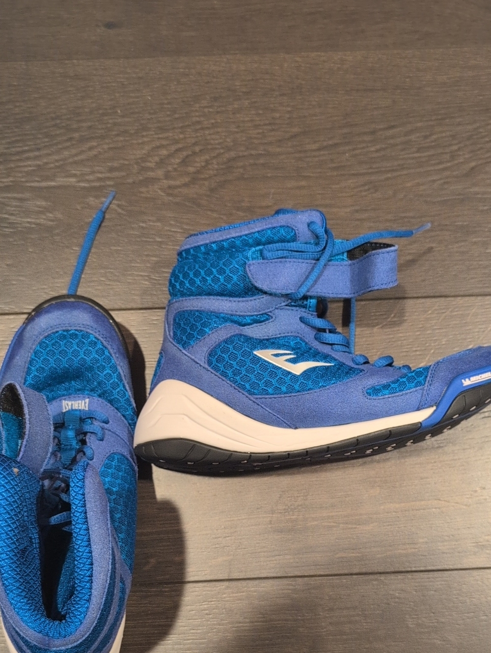 Everlast Blue High-Top Kids Sneakers with White Accents